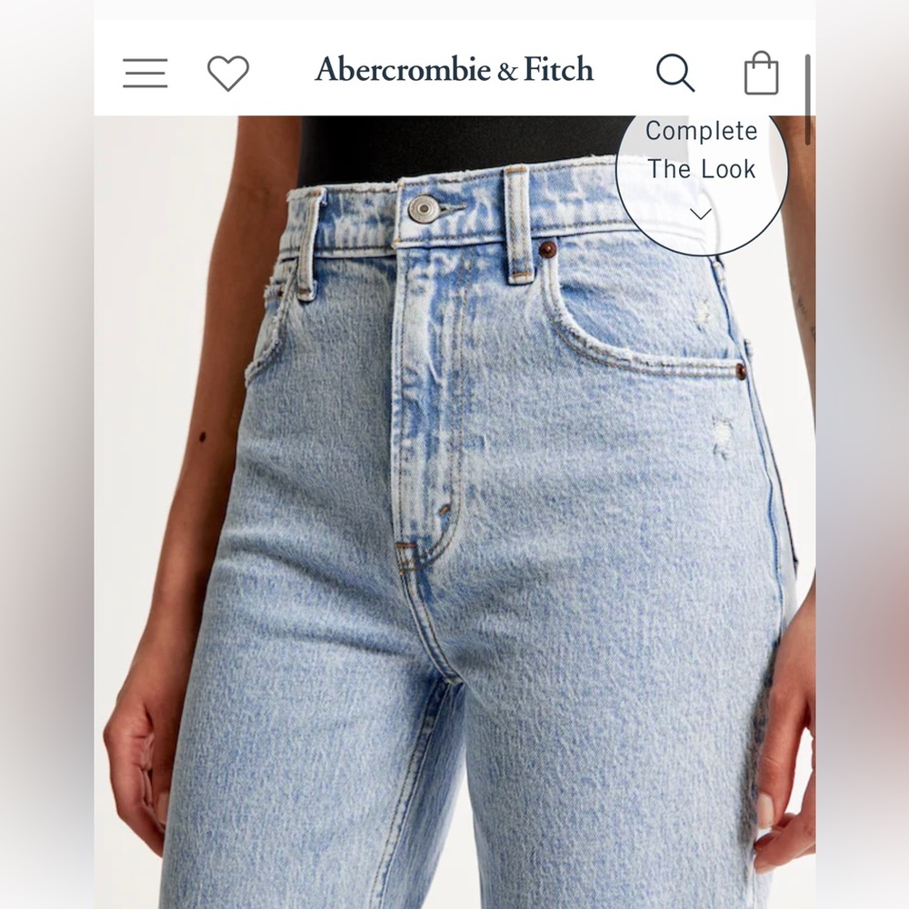 Abercrombie 90s High Rise